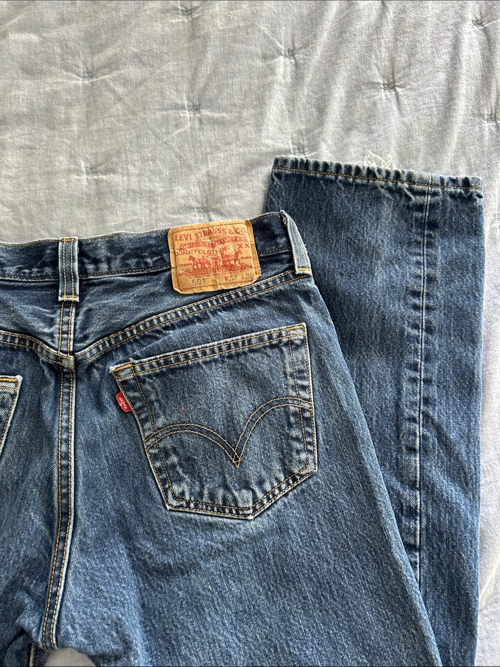 Vintage men's button fly 501 XX 33x30